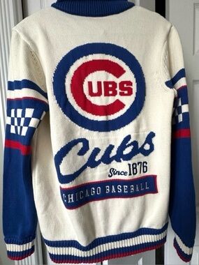RARE The Wild Collective x Anthropologie Chicago Cubs Cardigan NWT XS